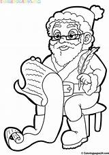 Christmas Coloring Pages Santa Printables Themed Compensation Readers Provided Received Sharing Above Were These sketch template