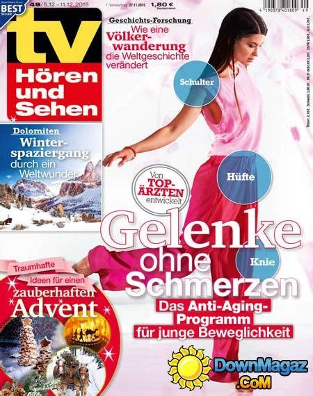 tv horen und sehen nr    magazines deutsch