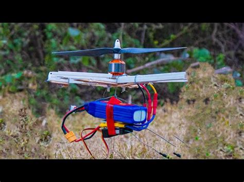 flying rc drone  single motor youtube