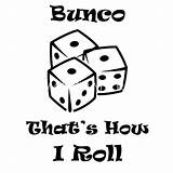 Bunco Thats sketch template