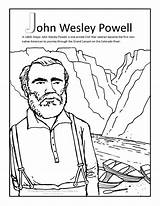 Coloring John Wesley Henry Powell Pages Horrid Canyon Hudson Print Getcolorings Color Printable sketch template