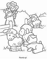 Coloring Farm Pages Preschool Kids Popular sketch template