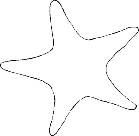 starfish template clip art library