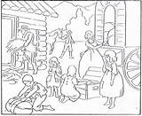 Pioneer Lds Mormon Pioneers Coloringhome Days History Detailed sketch template
