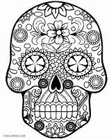 Sugar Skull Coloring Pages Getdrawings Pdf sketch template