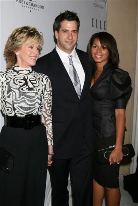 jane fonda with son troy garity and his wife simone bent