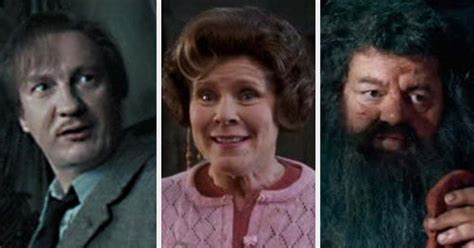 everyone s either remus lupin dolores umbridge or hagrid