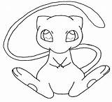 Mew Colorare Immagini Disegnidacolorareonline Colouring Bambini Pokémon Tegning Disegnare Leggendari Pose sketch template