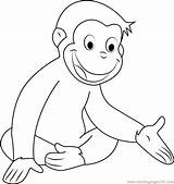Curious George Coloring Happy Pages Coloringpages101 sketch template