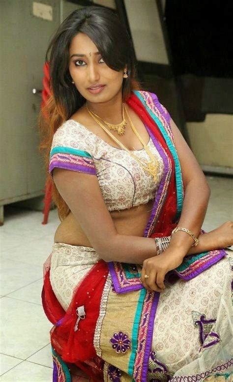 Actress Swathi Naidu Stills In White Lehenga Indian