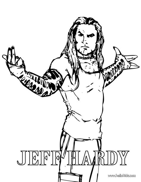 coloring pages  wwe wrestlers coloring home