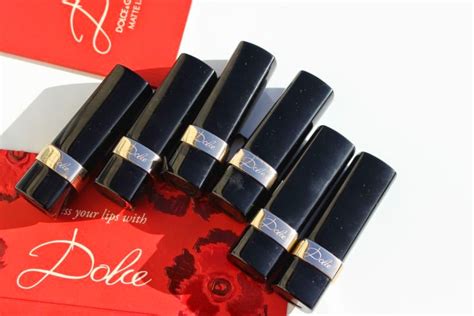 Dolce And Gabbana Dolce Matte Lipstick Collection The Sunday Girl