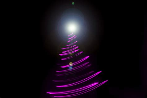 abstract christmas tree  light painting  stockarch  stock