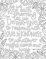 Coloring Pages Kindness Lds Christian Bible Adult Verse Respond Printable Tomiannie Squeeze Just Sunday Sheets sketch template