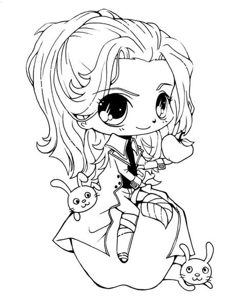 coloring page chibi  boy   anime print  coloring home
