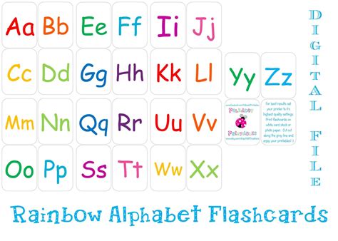 printable alphabet flashcards instant   pdotprintables