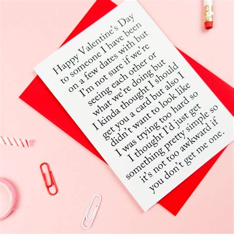 awkward dating valentines card  darwin designs notonthehighstreetcom