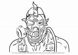 Borderlands Drawings Coloring Krieg Claptrap Drawing Template Draw sketch template