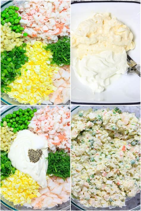 imitation crab salad  shrimp recipe video sea food salad