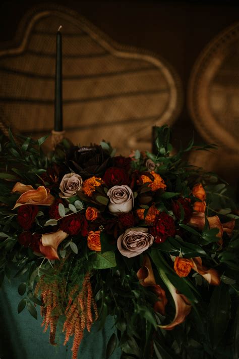 moody fall wedding styled shoot chi thee wed