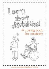 Disability Awareness Disabilities Coloring Children Book Inclusive Education Learning Autism Kids Activities Special Needs Learn Create Language Developmental Speech Economy sketch template
