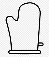 Mitt Oven Clipart Coloring Pinclipart sketch template