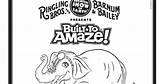 Ringling Coloring Brothers Circus sketch template