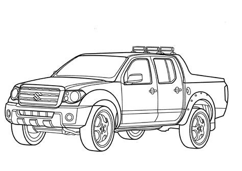 police truck coloring pages  getcoloringscom  printable