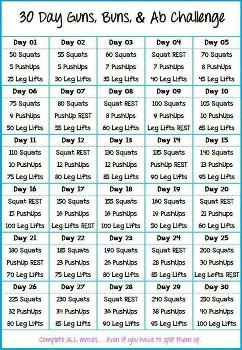 30 Day Intense Workout Plan All For Workout