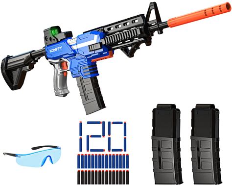 buy toy gun  nerf guns automatic sniper rifle  modes burst electric toy foam blaster