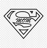 Mom Super Logo Coloring Superman Printable Transparent Decal Supermom Background Desktop Toppng sketch template