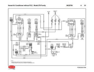 peterbilt  family hvac wiring diagrams   pcc