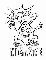 Migraine sketch template