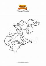 Primarina Supercolored Pyroar Female Cosmoem Zeraora sketch template