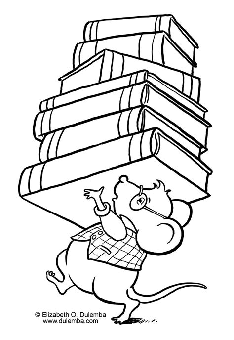 library coloring pages  kids  pages  color pinterest