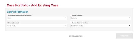 legal    add  case   case portfolio