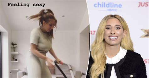 stacey solomon claims she s feeling sexy as she dances around her