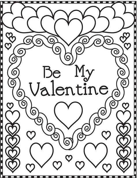 valentines day  printable coloring pages web  printable