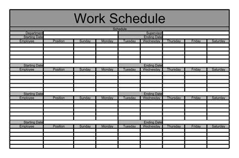 work schedule maker premyte