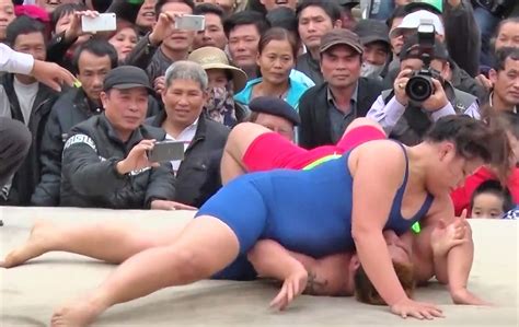 men wrestling women vietnamese female wrestler takes on