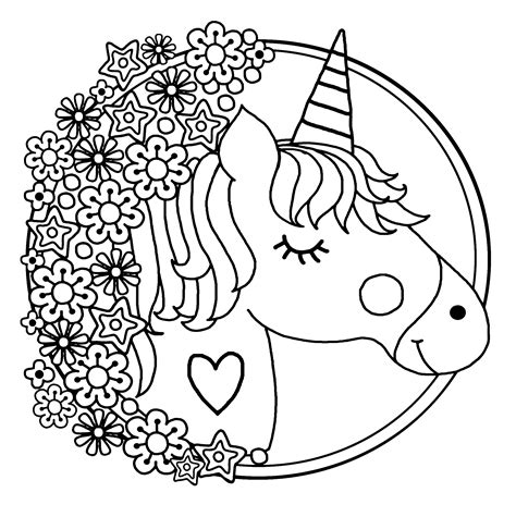 unicorn coloring pages printable linkedgute