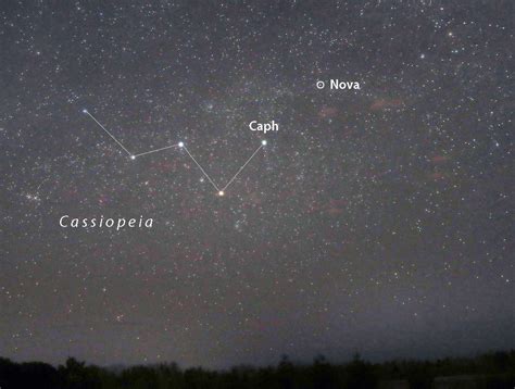 nova  cassiopeia brightens suddenly sky telescope sky telescope