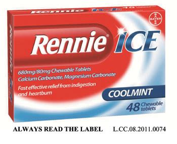 rennie ice   cool   relieve heartburn  indigestion shelflife magazine