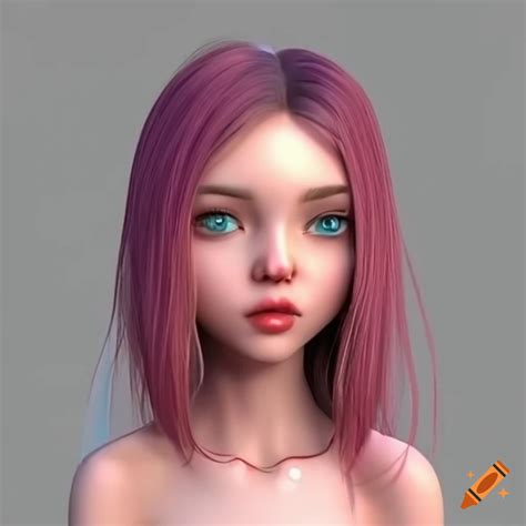 3d Girl Model