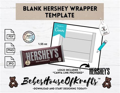 hershey bar wrapper template  vametcollections