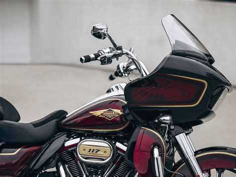 harley davidson cvo road glide limited anniversary heirloom red fade motorcycles