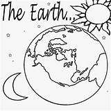 Earth Terre Coloriage sketch template