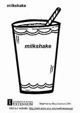 Milkshake Coloring Pages Printable 67kb Edupics Large sketch template