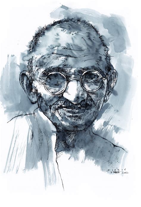 Mahatma Gandhi Dinhin Rakpong Asoke Flickr