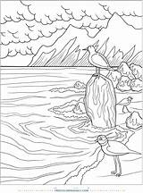 Coloring Pages Dover Book Publications Haven Creative Seashore Doverpublications Welcome Colouring Samples Color Sheet Books Nature Group Adult Grown Pattern sketch template